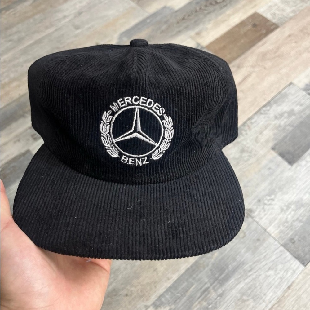 Embroidered Mercedes Benz Corduroy SnapBack